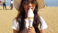 Shabina Mecca, Adik Shafa Harris yang Imut dan Doyan Es Krim