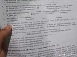 Atta Halilintar Muncul di Ujian SD di Serang, Pembuat Soal Akan Dibina