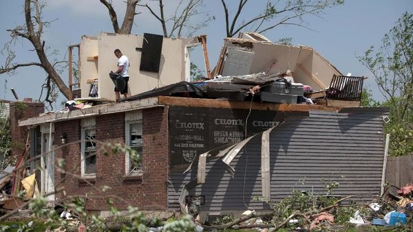 Kerusakan Akibat Tornado di Ohio
