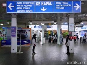 H-7, Pelabuhan Merak Masih Lengang