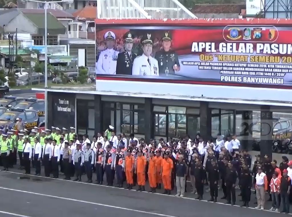 1.200 Personel Gabungan Siap Amankan Lebaran di Banyuwangi 1.200 Personel Gabungan Siap Amankan Lebaran di Banyuwangi