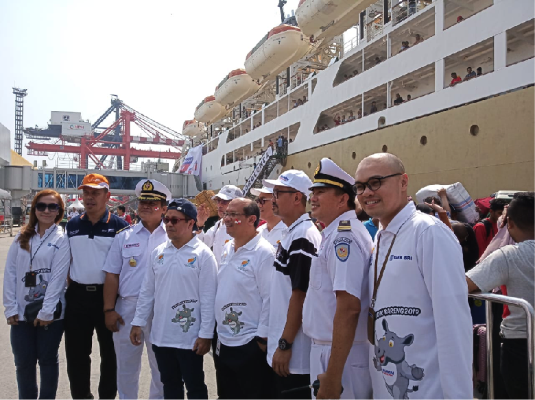 Mudik Bareng BUMN, Jasa Raharja Lepas 2.500 Pemudik dengan Kapal Laut