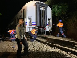 Lodaya Tambahan Anjlok di Nagreg, Jalur KA ke Timur Diputar ke Utara