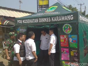 Dinkes Karawang Siapkan 4 Motor Ambulans di Tol Selama Mudik