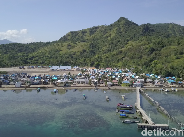 Foto Drone: Eksotis Nan Cantik, Pulau Rinca dari Ketinggian