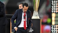 Tuah Unai Emery tak berlaku lagi di laga final Liga Europa. Padahal Emery adalah pelatih terbaik di kompetisi ini dengan tiga gelar pada 2014 hingga 2016. (Michael Regan/Getty Images)