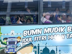 Ribuan Orang Ikuti Mudik Bareng BUMN