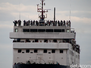2 Malam di Top Deck Kapal Tanpa Penutup demi Mudik ke Parepare