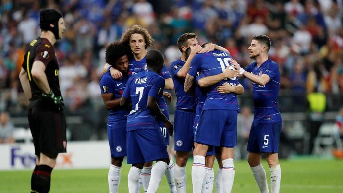 Chelsea juara Liga Europa usai mengalahkan Arsenal 4-1 di final (REUTERS/Amr Abdallah Dalsh)