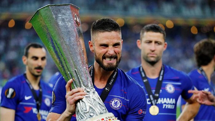 Olivier Giroud menyebut Chelsea pantas menang atas Arsenal di final Liga Europa (REUTERS/Phil Noble) Olivier Giroud menyebut Chelsea pantas menang atas Arsenal di final Liga Europa (REUTERS/Phil Noble)