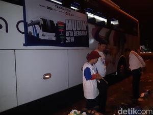 Mudik Lebaran, Bus Jakarta-Yogya Tempuh 13 Jam Perjalanan