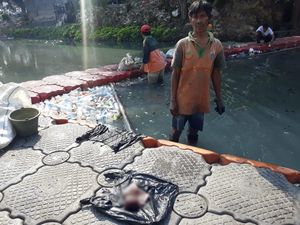 Menyedihkan! Bayi Laki-laki Dibuang di Kali Cideng Jakbar