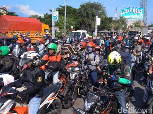 Pemudik Roda Dua Dominasi Pantura, 1.500 Kendaraan per 15 Menit