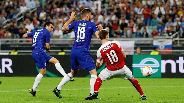 Hazard Dua Gol, Chelsea Gilas Arsenal 4-1 di Final Liga Europa