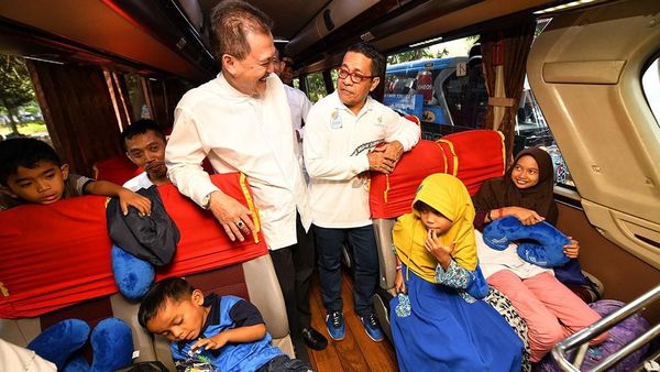 Jamkrindo Berangkatkan 1700 Peserta Mudik Bareng BUMN