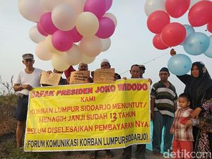 13 Tahun Lumpur Sidoarjo, Warga Terdampak Tulis Surat ke Jokowi 13 Tahun Lumpur Sidoarjo, Warga Terdampak Tulis Surat ke Jokowi
