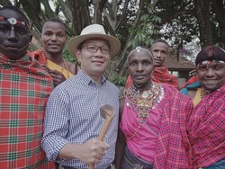 Ridwan Kamil Berbagi Keseruan di Wakanda Bareng Suku Maasai