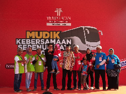 Hangatnya Kebersamaan Warnai Pelepasan Mudik Gratis Tempo Scan Group