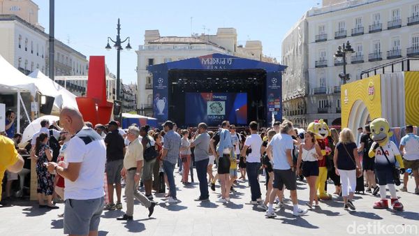 Begini Meriahnya Kota Madrid Jelang Final Liga Champions