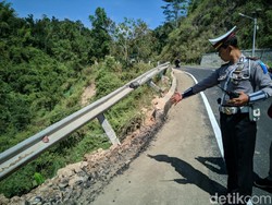 Rawan Laka, Polisi Minta Dishub Pasang Guardrail di Jalur Ponorogo-Pacitan