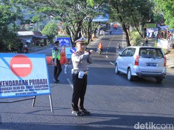 Limbangan Padat, Pemudik Dialihkan ke Jalur Garut-Singaparna