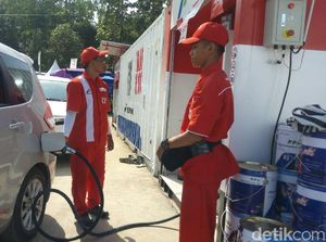 Konsumsi BBM saat Arus Mudik di Tol Jateng Naik hingga 200%