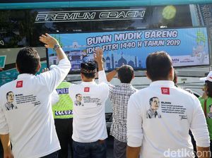 18 Bus Angkut Pemudik Gratis ke Jawa dan Sumatera