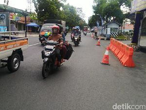 Ramai Lancar, Pemudik Motor Dominasi Jalur Ciamis
