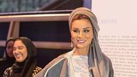 Foto: Penampilan Memesona Moza bint Nasser, Istri Kedua Pemimpin Qatar