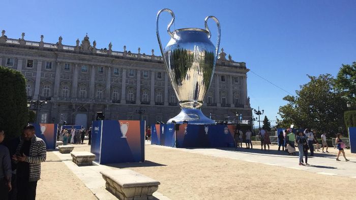 Suasana kota Madrid jelang final Liga Champions. (Foto: Dadan Kuswaraharja)