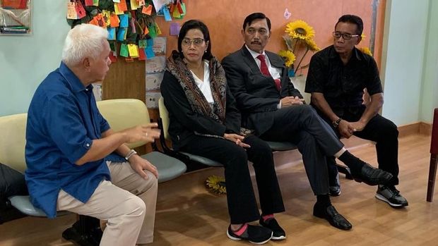 Menko Luhut dan Menkeu Sri Mulyani