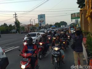 Pemudik Naik 3 Kali Lipat di Bypass Mojokerto, Didominasi Sepeda Motor