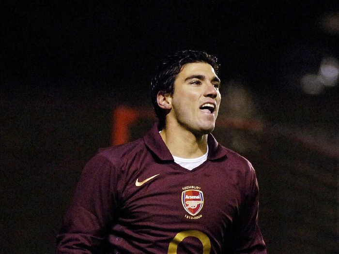 FILE PHOTO: Soccer Football - Arsenal v Reading Carling Cup Fourth Round - Highbury, London - 29/11/05   Jose Antonio Reyes celebrates scoring the first goal for Arsenal   Action Images via Reuters/Tony O'Brien/File Photo