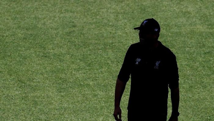 Juergen Klopp diadang rekor buruk di ajang final Liga Champions (Sergio Perez/Reuters) Juergen Klopp diadang rekor buruk di ajang final Liga Champions (Sergio Perez/Reuters)