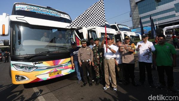 Asabri Berangkatkan 1300 Pemudik