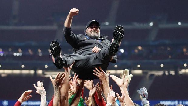 Juergen Klopp sukses mengantar Liverpool juara Liga Champions.