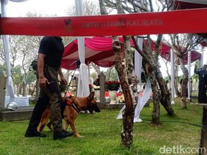 Paspampres Sterilisasi TMP Kalibata Jelang Pemakaman Ani Yudhoyono
