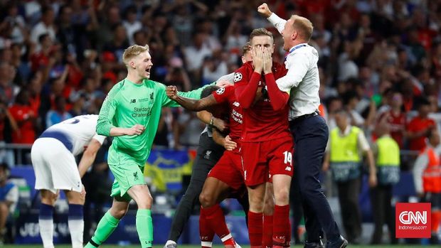 Liverpool juara Liga Champions usai kalahkan Tottenham Hotspur 2-0.