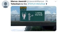 Tottenham mengambil jalur yang keliru untuk menjuarai Liga Champions. (Foto: Twitter @JaworskiMarcus)