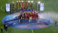 Liverpool pun meraih trofi Liga Champions 2018/2019. Sergio Perez/Reuters.