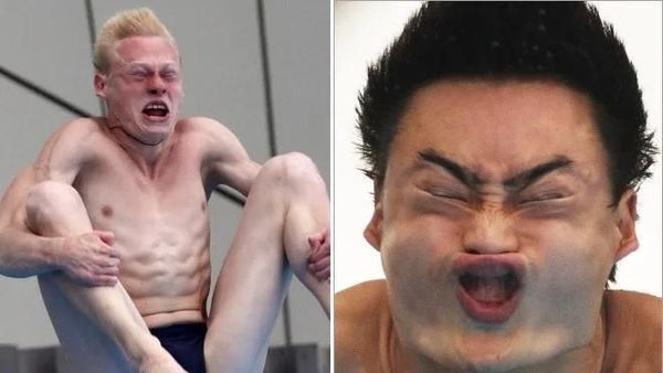 Ragam Ekspresi Atlet Loncat Indah yang Terabadikan Kamera