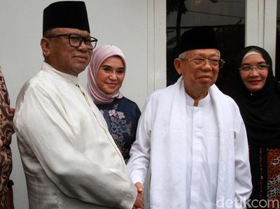 Maruf Amin Bukber di Rumah OSO