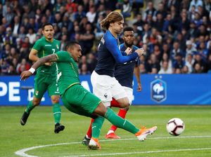Hasil Laga Persahabatan: Prancis Tundukkan Bolivia, Griezmann Bersinar