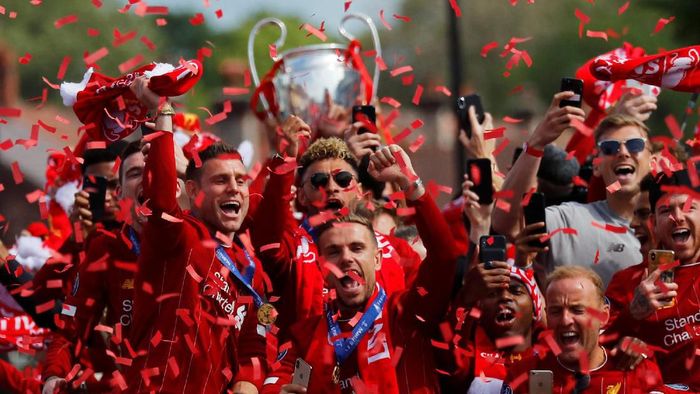 Liverpool menjadi juara Liga Champions 2019 setelah sempat gagal di final 2018. (Foto: Phil Noble/Reuters) Liverpool menjadi juara Liga Champions 2019 setelah sempat gagal di final 2018. (Foto: Phil Noble/Reuters)
