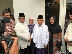 Maruf Amin Buka Puasa Bersama di Rumah OSO