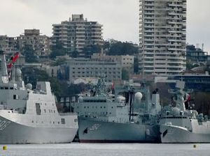 Warga Australia Kaget 3 Kapal Perang China Tiba-tiba Muncul di Sydney