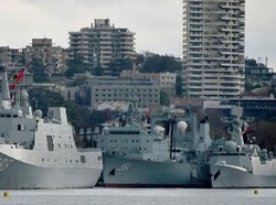Warga Australia Kaget 3 Kapal Perang China Tiba-tiba Muncul di Sydney