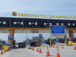 H-1 Lebaran, Tak Ada Antrean Kendaraan di GT Cikampek Utama