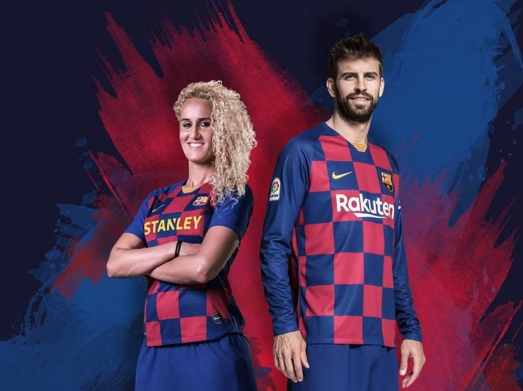 Ubah Tradisi, Jersey Anyar Barcelona Bermotif Kotak-kotak Ubah Tradisi, Jersey Anyar Barcelona Bermotif Kotak-kotak