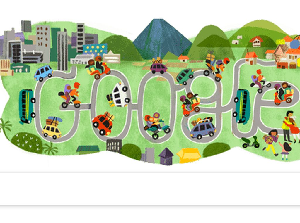 Google Doodle Meriahkan Mudik 2019 Google Doodle Meriahkan Mudik 2019